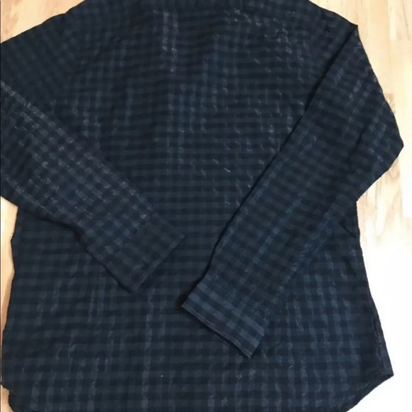 Scotch Soda Long sleeve Shirt Size XL  Dark green and black brand new - Picture 2 of 4